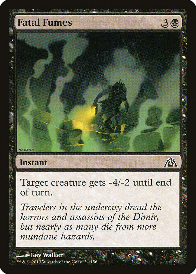 Fatal Fumes (024) Dragon's Maze DGM MTG Magic