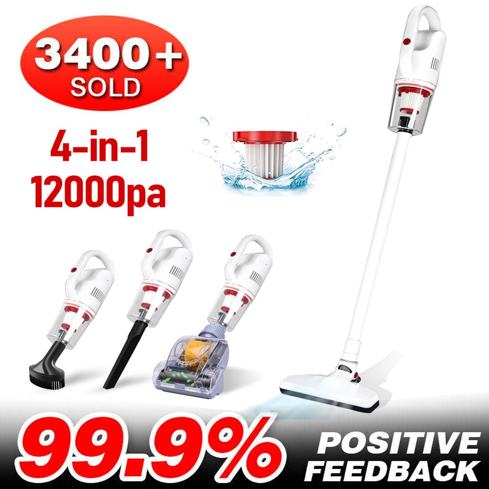 Cordless Vacuum Cleaner Lightweight Stick Cleaning Rechargeable Upright/Handheld