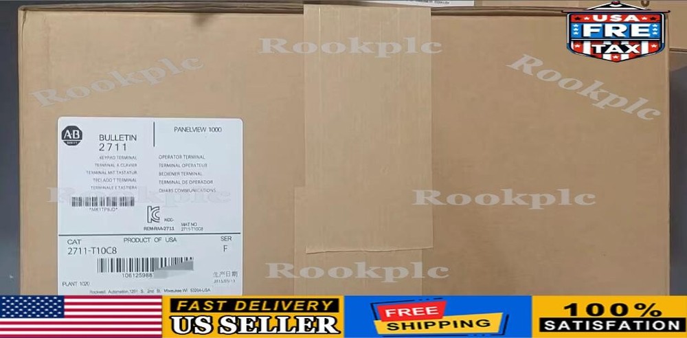 Allen-Bradley 2711-T10C8 1000 COLOR TERMINAL 10.4-IN AB 2711 T10C8 New