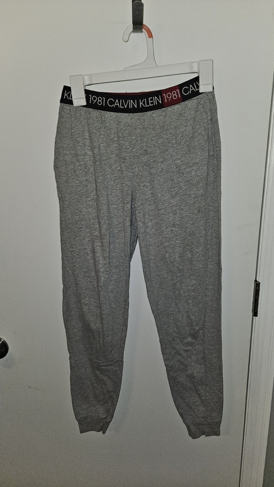 Calvin Klein Grey Womens Sleep Pants Size XS Soft Comfortable Lounge