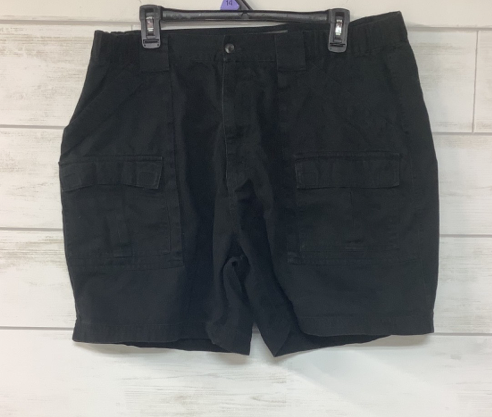 Croft & Barrow cargo hiking shorts men's 38 black comfort waist outdoor
