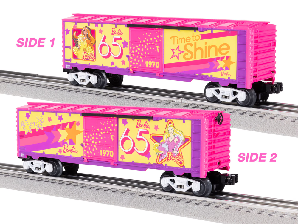 Barbie 65th Anniversary 1970s Boxcar by Lionel SKU 2428440