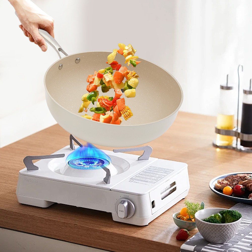 30cm Healthy Chef Nonstick Saute Pan with Lid for Safe Cooking