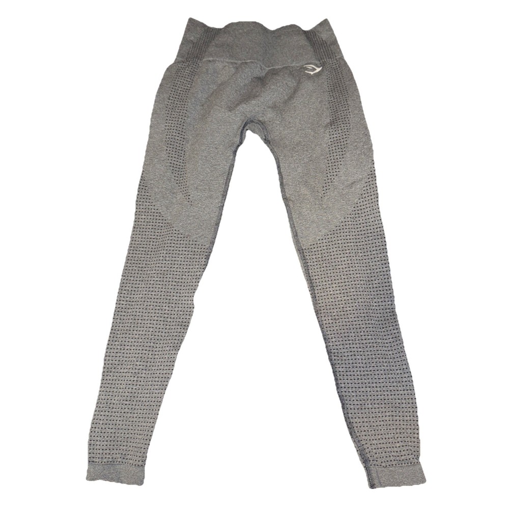 Womens Gymshark Vital Seamless Dark Gray Leggings - Size S