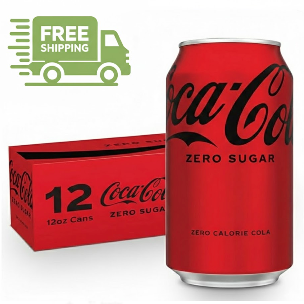 Coca-Cola Zero Sugar Soda, 12 fl oz Cans, 12 Pack