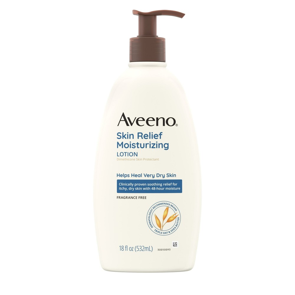 Aveeno Fragrance-Free Skin Relief Moisturizing Body & Hand Lotion 18 oz