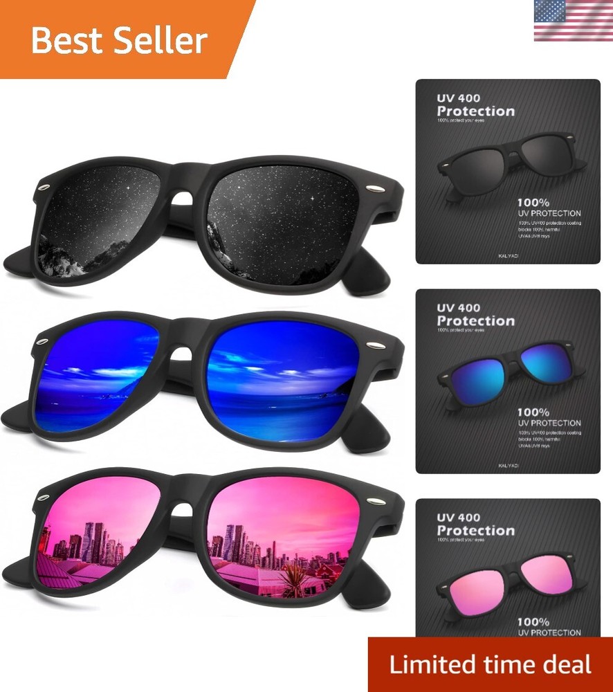 Polarized Sunglasses for Men and Women Matte Finish Sun glasses Color Mirror ...