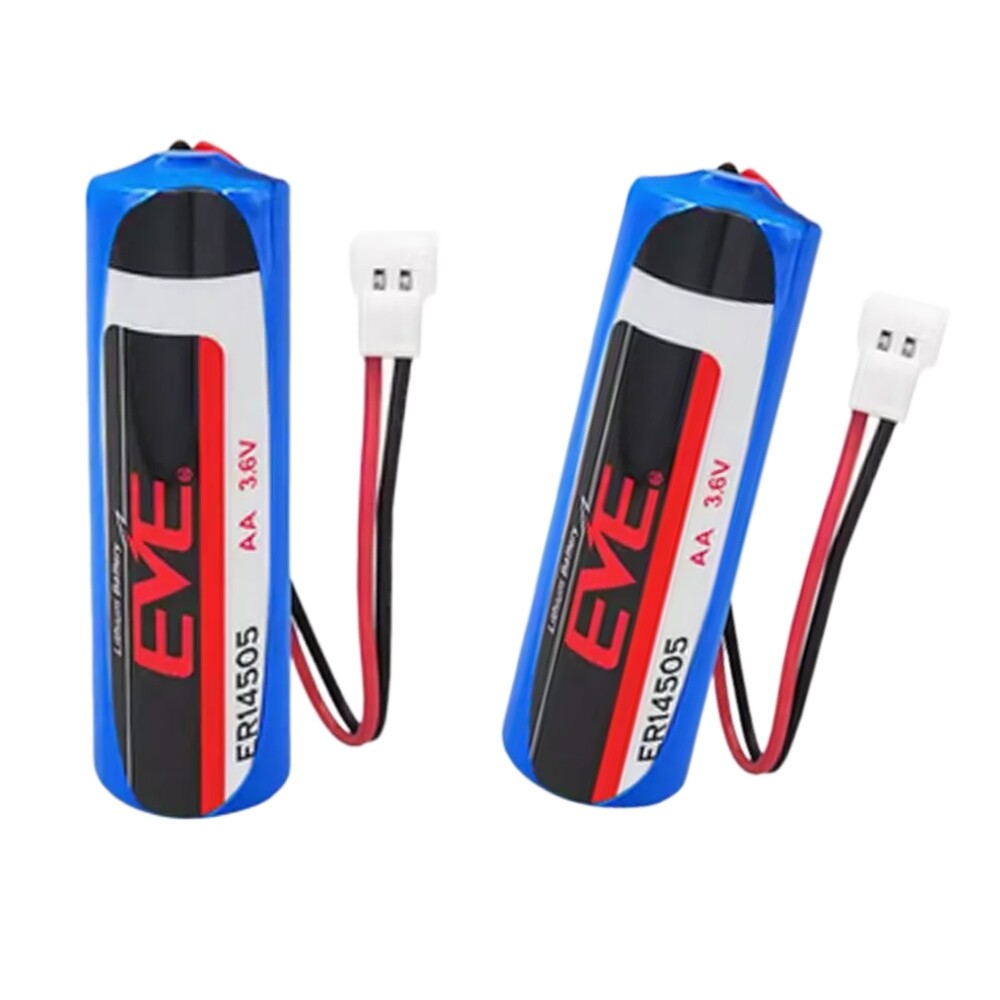 2pcs ER14505 3.6V 2700mAh Non-rechargeable Li-ion Battery with 51005 White Plug
