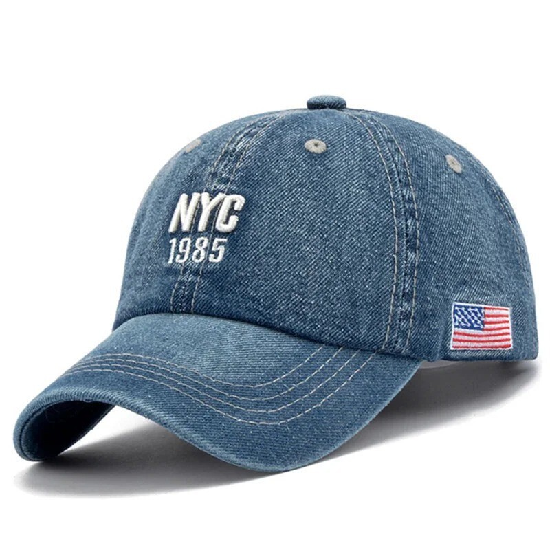 Denim Baseball Cap Embroidery Letter Jeans Hat Casquette Sports  Unisex hats