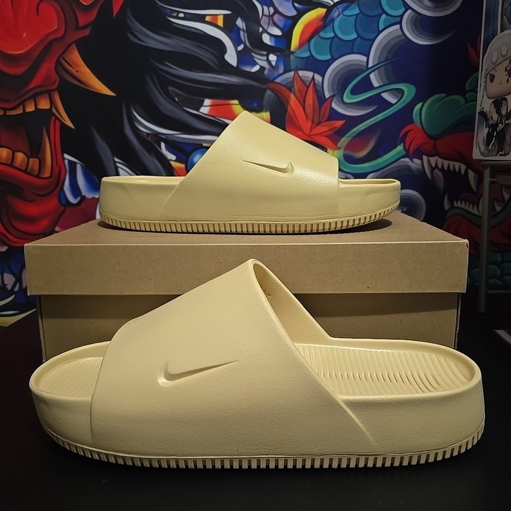 Nike Calm Slides Sandal in Sesame for Men Size 13 Brand New