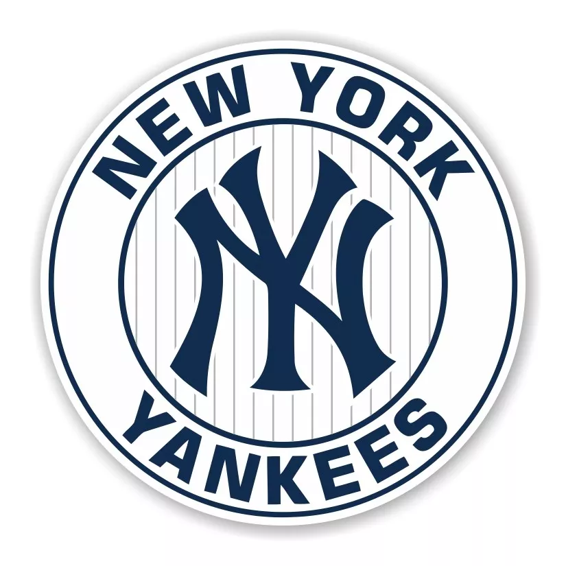 New York Yankees MLB Weather Resistant Vinyl Die Cut Sticker Decal 13