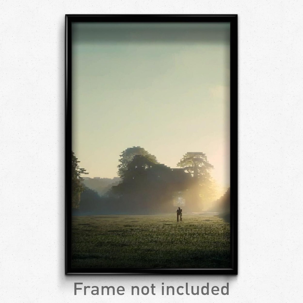 8-Bit Psychedelic Pixel Art Poster - Silent Demesne Video Game Print