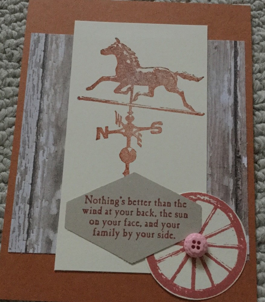Country road friendship card kit of 6 made w/ Stampin' Up!