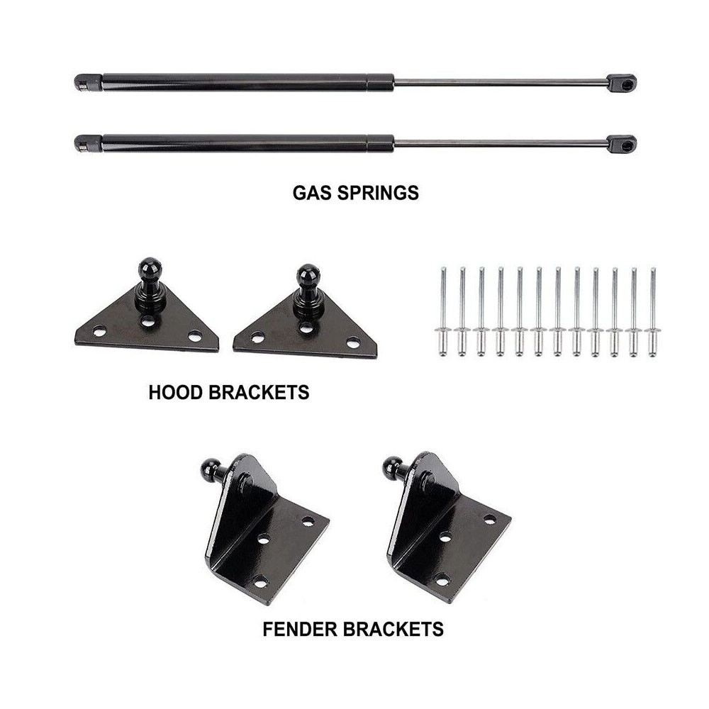 2Pcs Gas Strut Shock Damper Spring Prop Hood LIFT For Toyota Tacoma 2005-2014