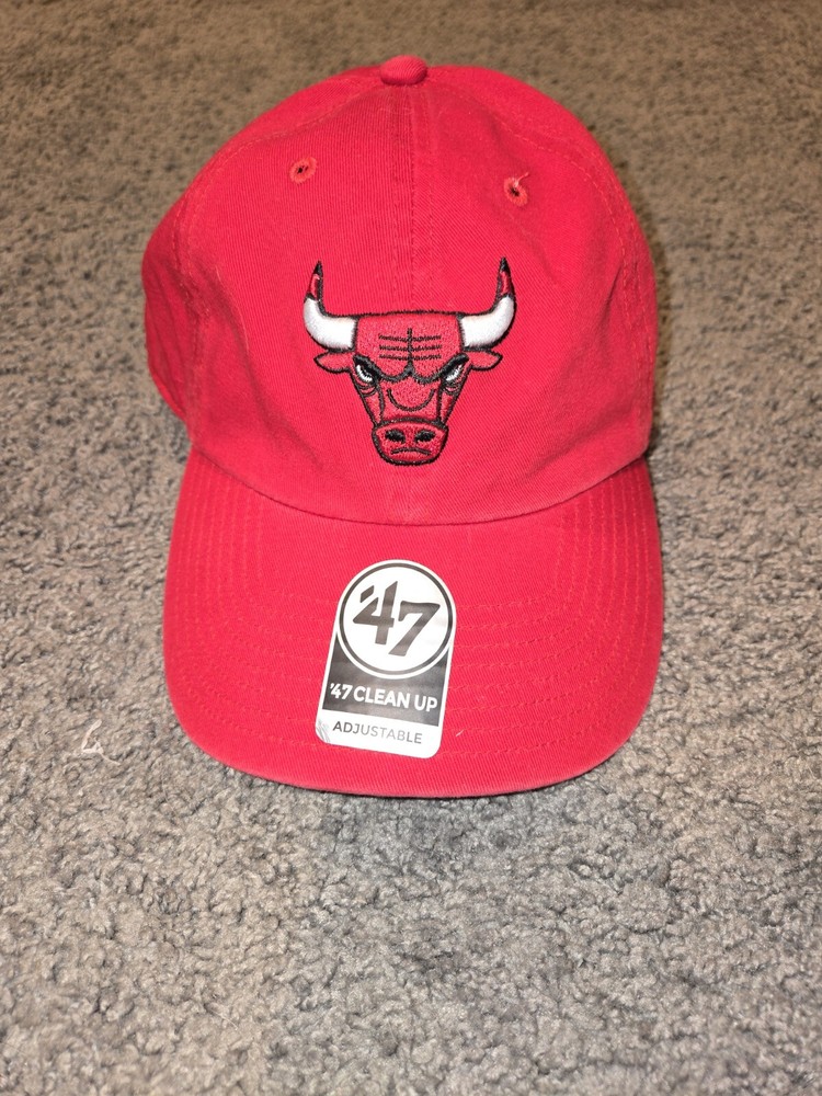 47 brand Chicago Bulls Hat Cap Adjustable 47 Red NBA