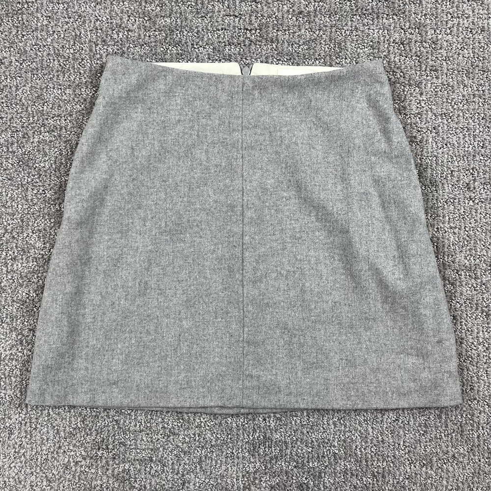 Wilfred Skirt Womens 2 Gray A-Line Mini Wool Cashmere Italian Fabric Aritzia
