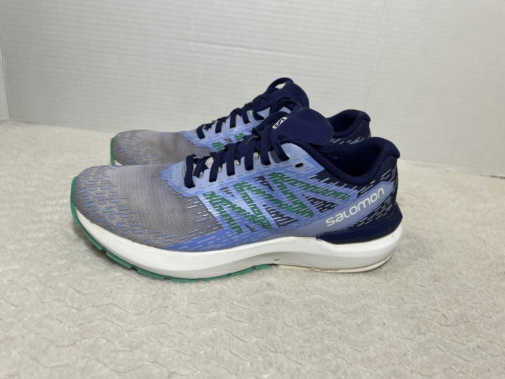 New Salomon Sonic 5 Balance Women’s Size 8 Trail Running Shoes Purple Mint