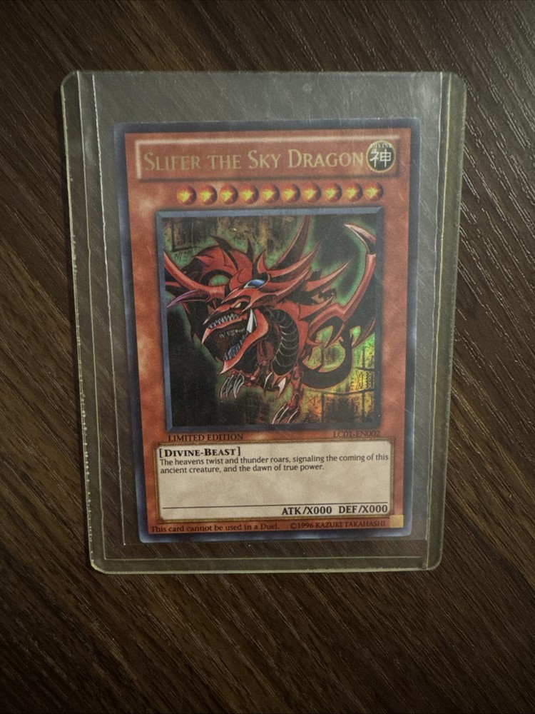Slifer the Sky Dragon LC01-EN002 YuGiOh Legendary Collection 1 Rare Limited Edition Card  