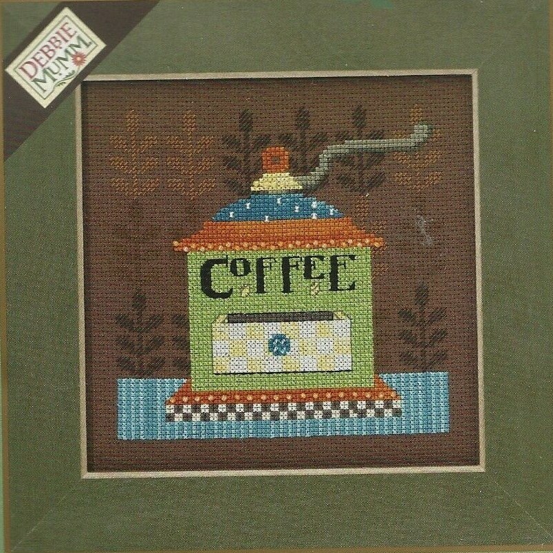 Debbie Mumm Mill Hill Coffee Grinder Cross Stitch Kit with Friends Design