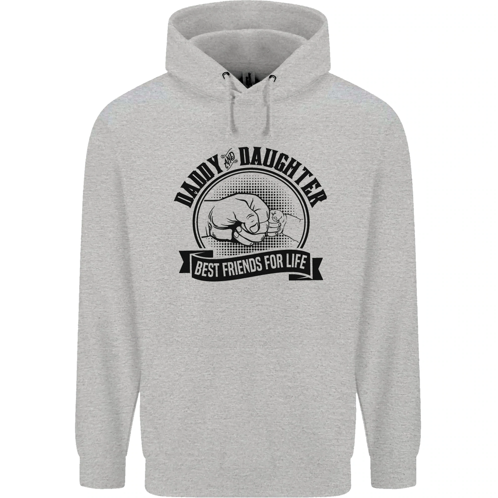 Daddy & Daughter Best Friends Fathers Day Mens 80% Cotton Hoodie