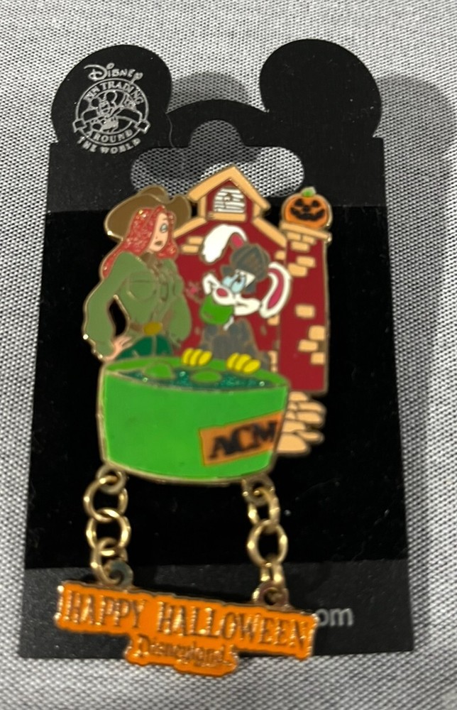 Disney 2007 Happy Halloween Jessica Roger Rabbit Pin DLR