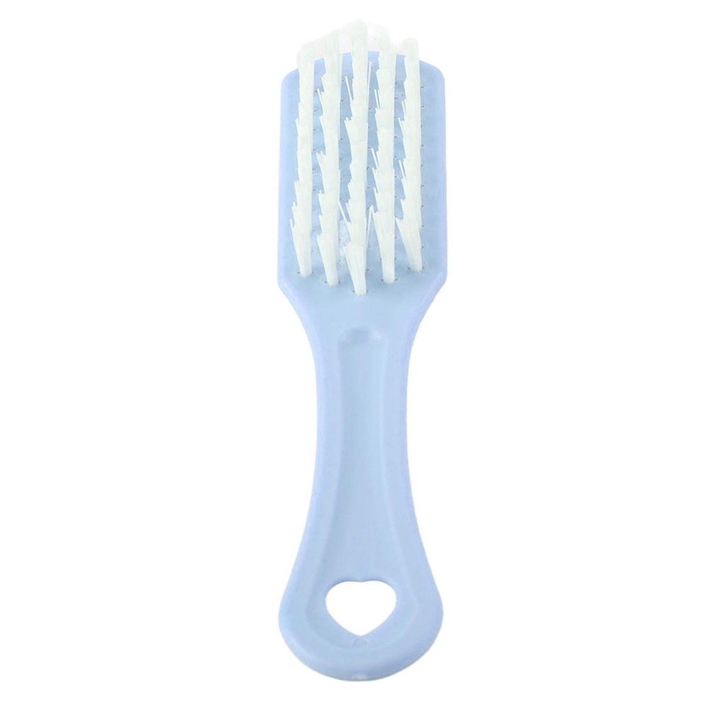 Multi Purpose Shoe Cleaning Brush with Nylon Bristles Durable Scrubber Tool Blue