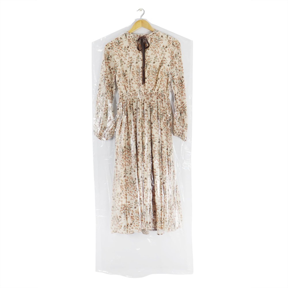 30-Pack 59-Inch Clear Plastic Garment Bags for Hanging and Dry Cleaning Storage