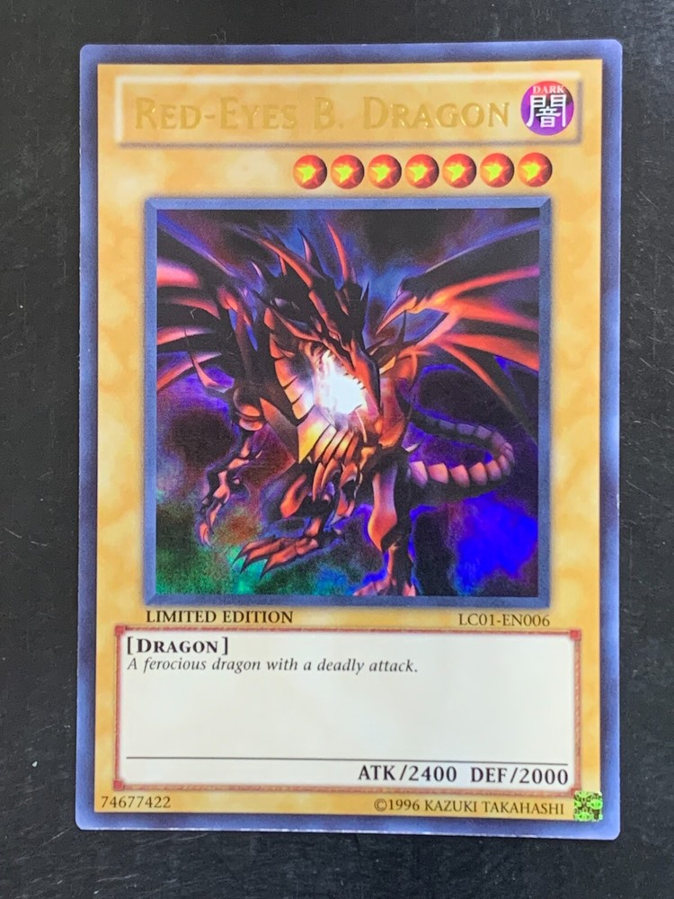 Red-Eyes B. Dragon LC01-EN006 Ultra Rare Limited Edition Yu-Gi-Oh Card by Konami