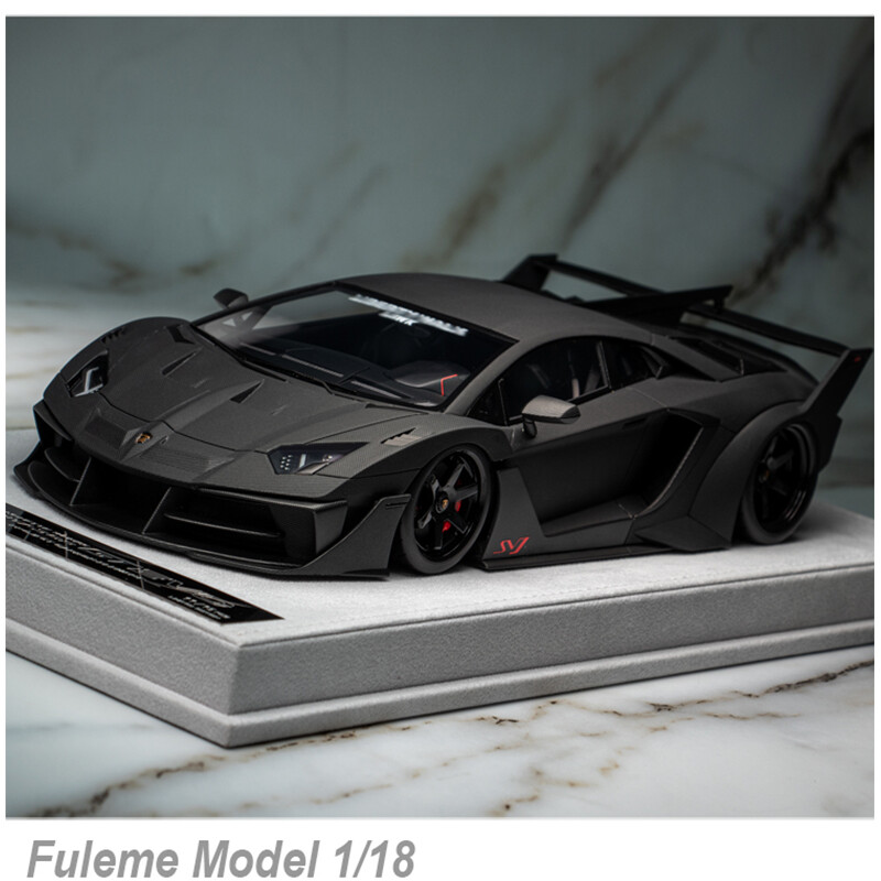 Fuelme 1:18 Lamborghini AVENTADOR GTEVO Project Carbon Element Diecast Model Car
