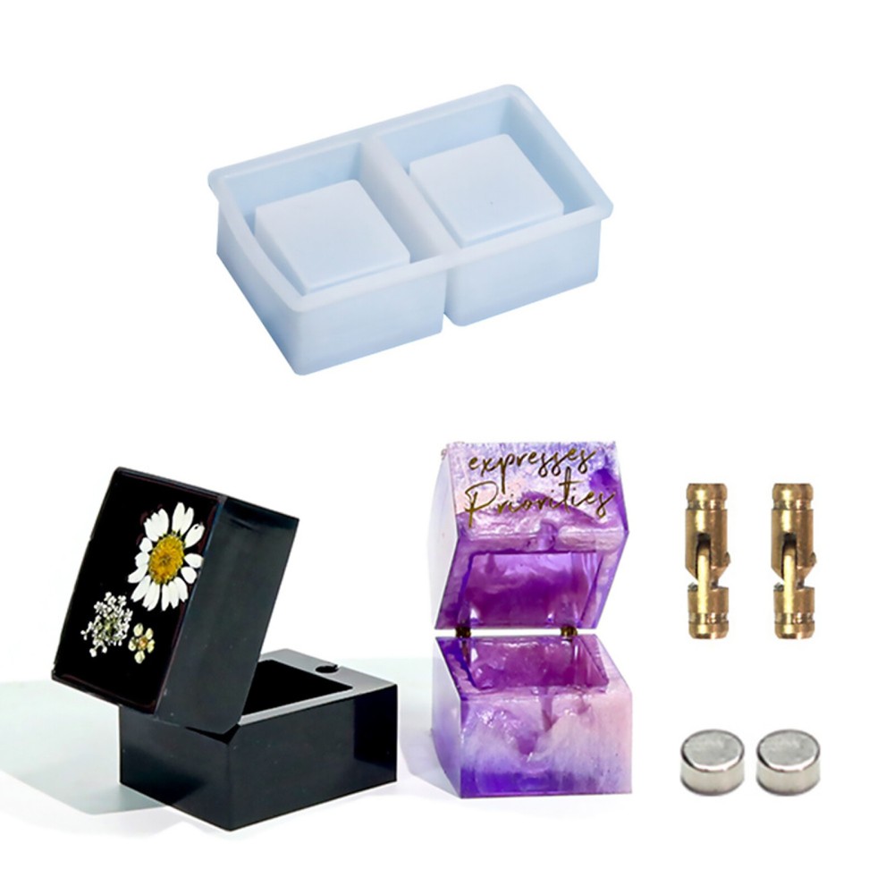 DIY Ring Bracket Epoxy Resin Mold Jewelry Storage Box Mold Home Decoration