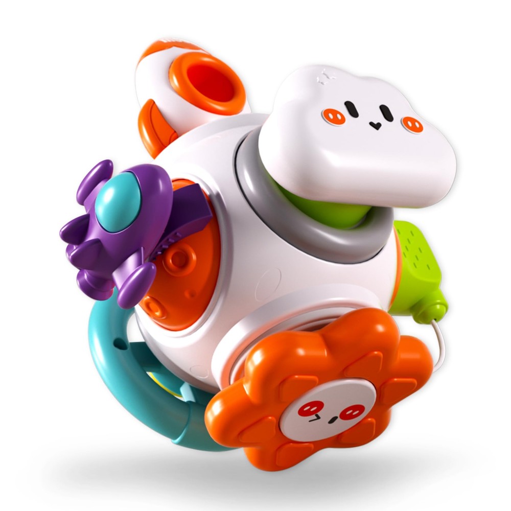 Montessori Sensory Toys for Toddlers 1-3 - Travel Activities Busy Board Cube ...