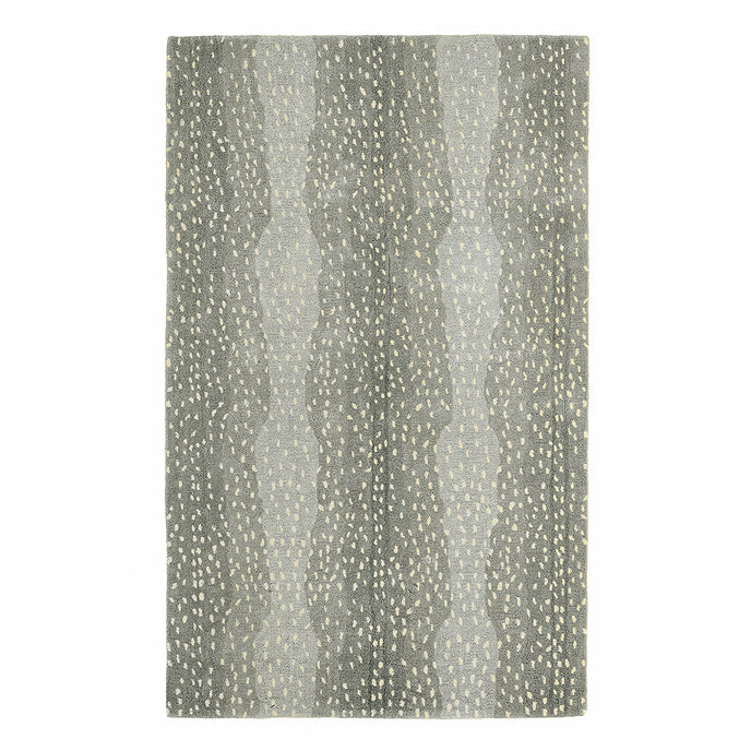 Ballard Design Modern 3x5 2.5x8 5X8 8x10 9x12 Antelope grey wool area rug carpet