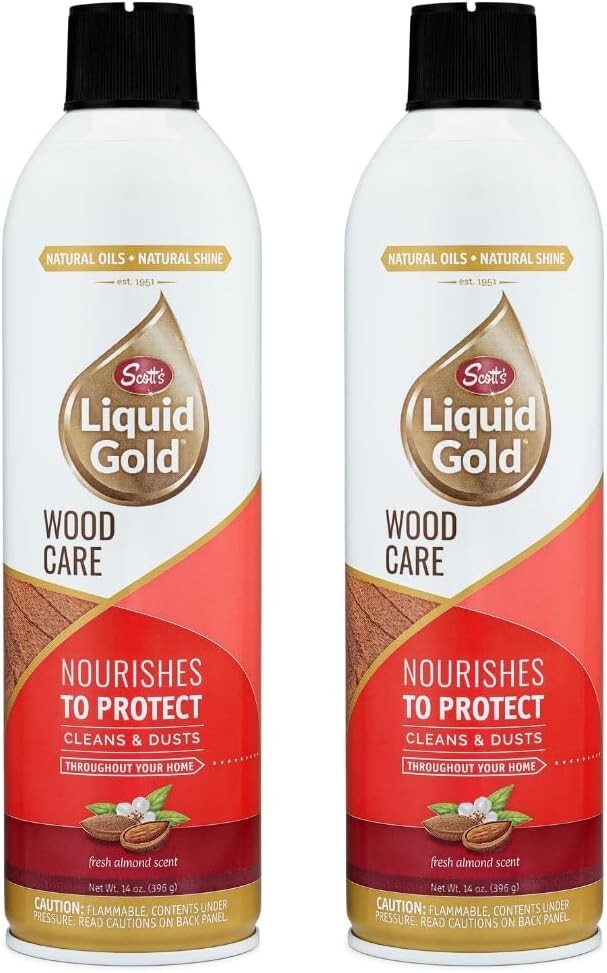 Scott's Liquid Gold Wood Cleaner and Polish - 14 oz (Pack Of 2)
