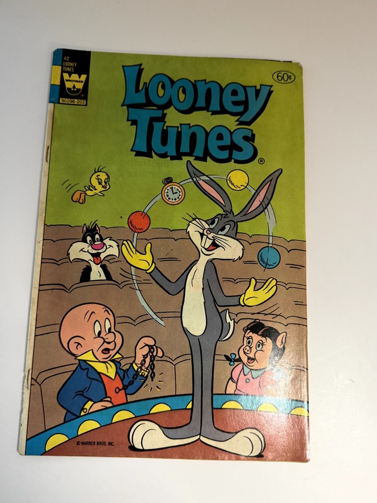 Looney Tunes #42 Whitman Comic Book (1981) – Bugs Bunny, Porky Pig, Sylvester