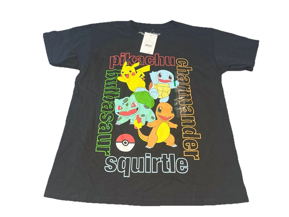 Boys' Pokémon 'Gotta Catch Em All' Short Sleeve Graphic T-Shirt - Black