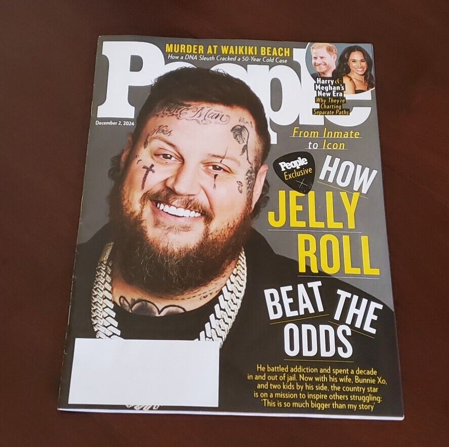 People Magazine December 2, 2024 Jelly Roll BRAND NEW NO LABEL