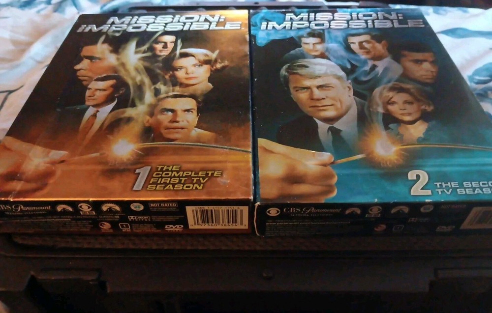 Mission Impossible Complete Seasons 1 & 2 DVD Set 7 Discs 1966-1968