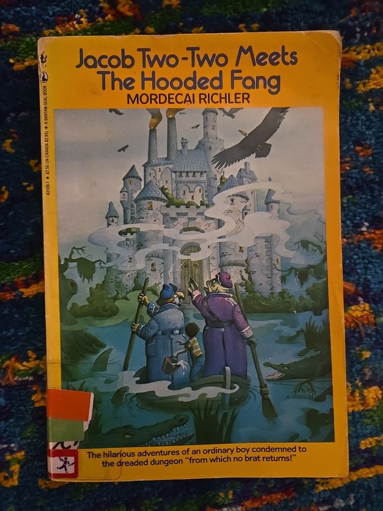 80s 'Jacob Two-Two Meets The Hooded Fang' Book By Mordecai Richler YA Fantasy...