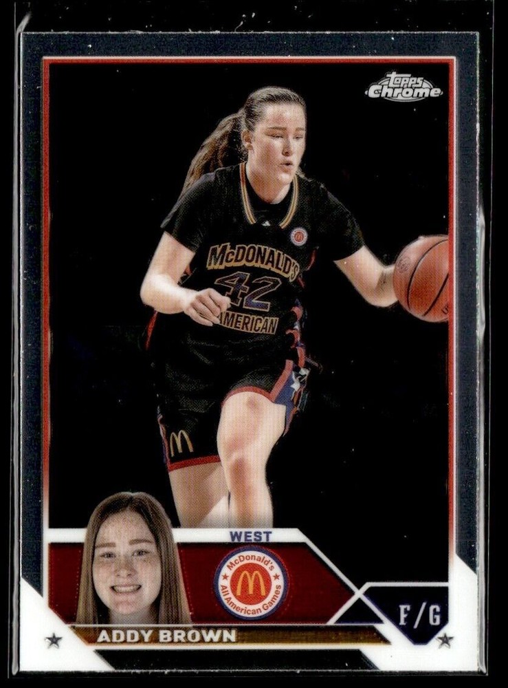 2023-24 TOPPS CHROME MCDONALD'S ALL AMERICAN ADDY BROWN MCDONALD'S #40