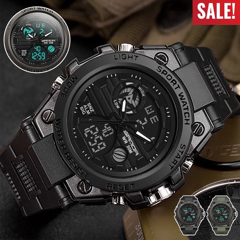 Military Watches for Men Waterproof Sports Tactical Mens Digital Wrist Watches