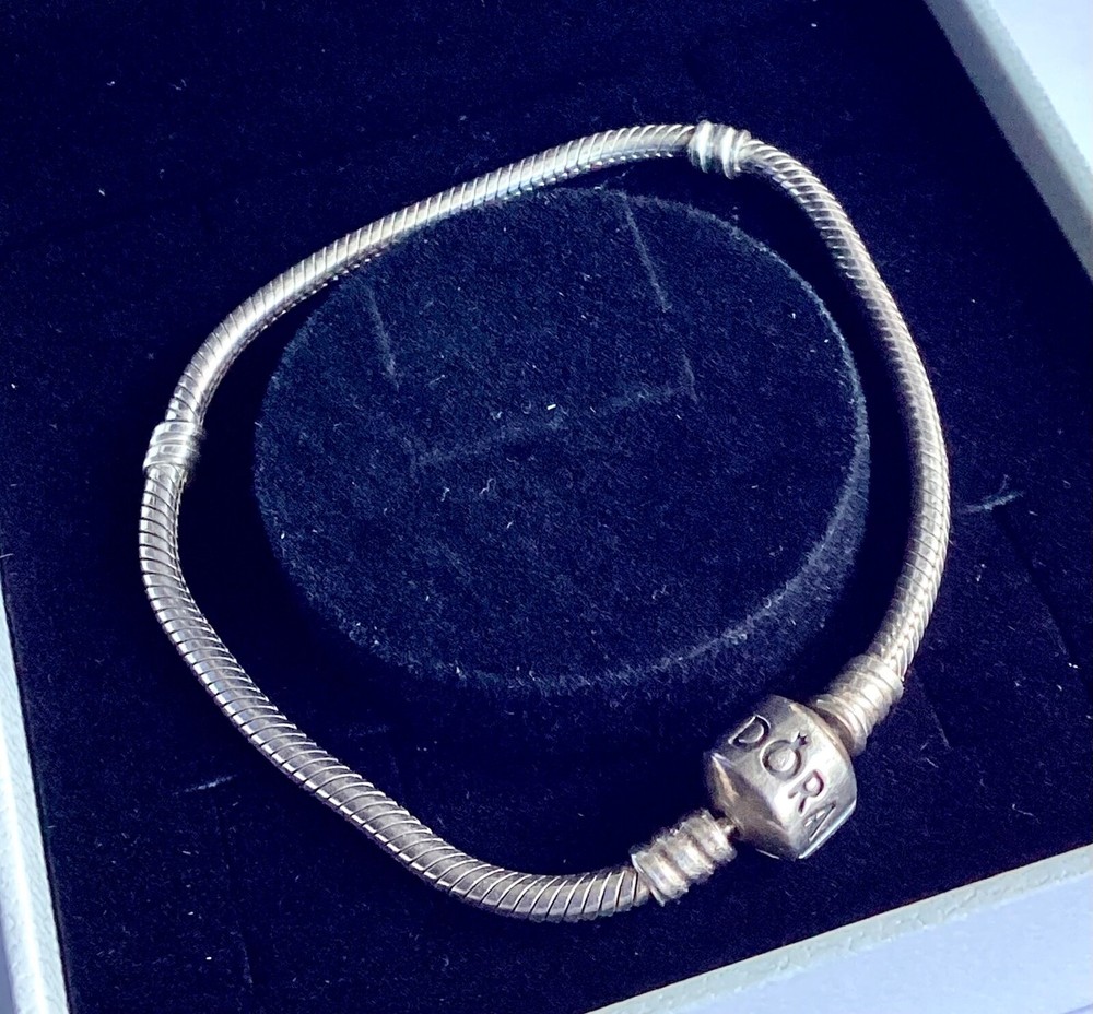 Pandora Silver Snake Chain Bracelet Length 19 cms s925 ALE Boxed Gift Birthday