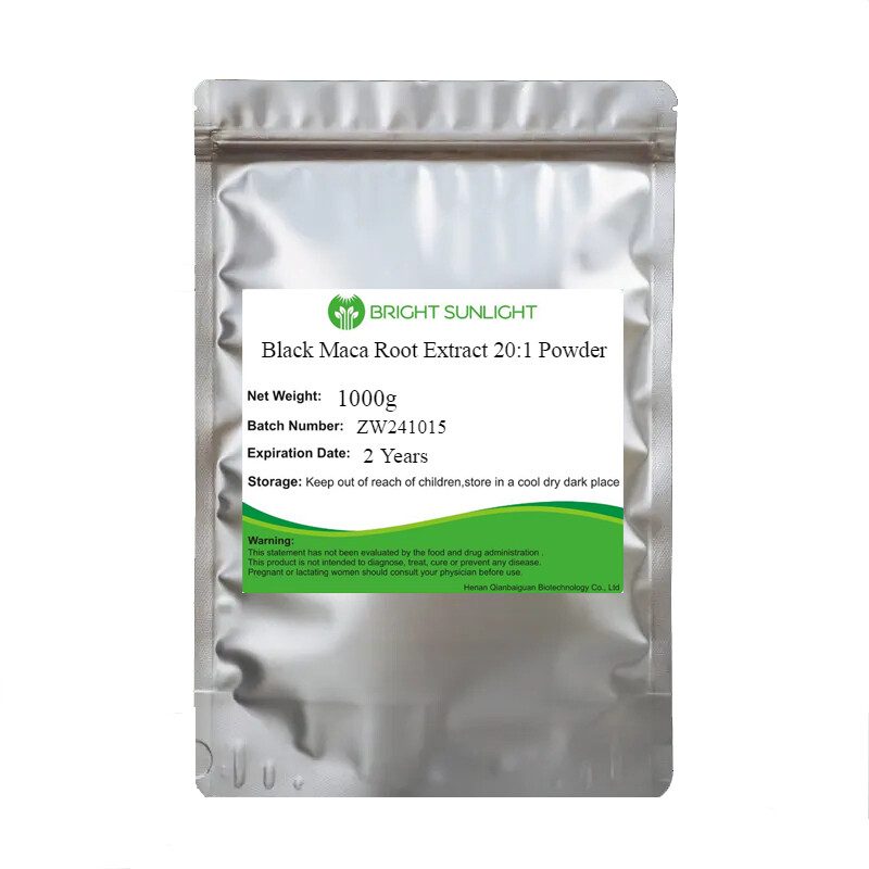 Organic Pure Black Maca Root Extract 20:1 Powder 1000g