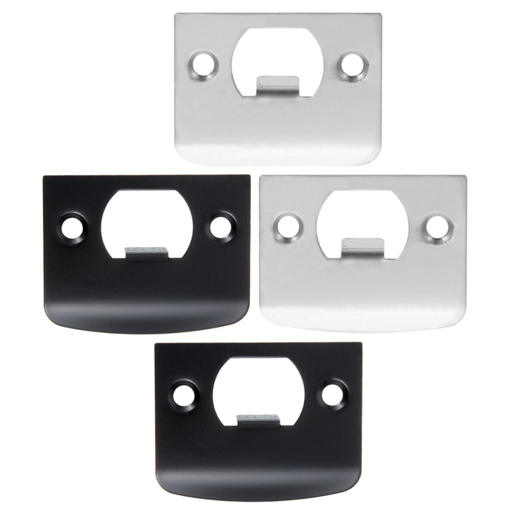 4-Pack Exterior Door Guide Repair Plate for Deadbolt & Latch Strike