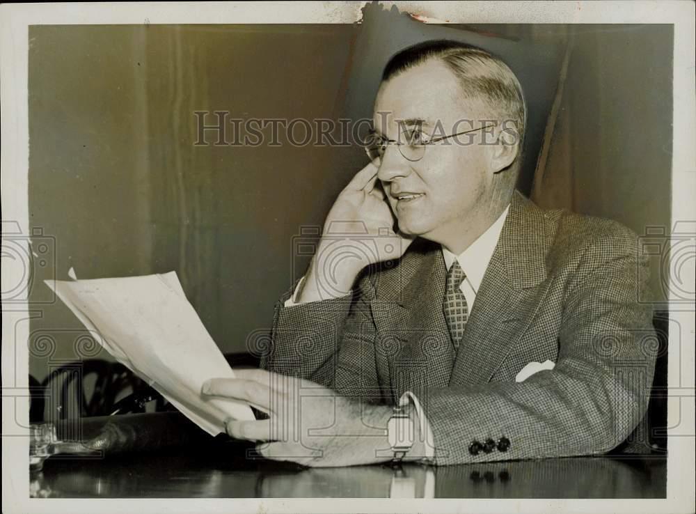 1938 Eastman Kodak Treasurer M B Folsom testifies in Washington DC