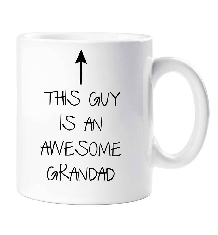 Awesome Grandad Mug - Ceramic Novelty Gift for an Amazing Grandfather