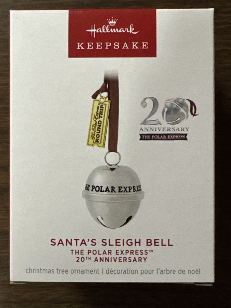 2024 Hallmark Ornament-Polar Express-Santa's Sleigh Bell-20th Anniversary