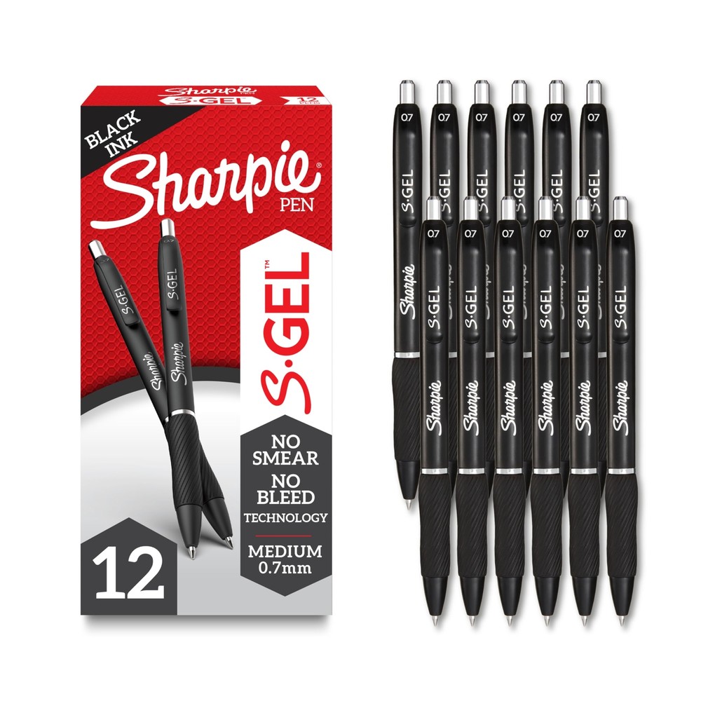 Sharpie S-Gel, Gel Pens, Drawing Pens, Gel Ink Pens For Journaling, Writing P...