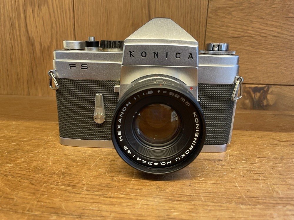 *Rare : Near Mint ++* Konica FS Film Camera Hexanon 52mm F/1.8 Standard Lens /JP