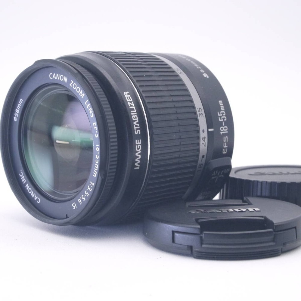 Canon EF-S 18-55mm f/3.5-5.6 IS Lens Used in Excellent Condition No Fungus or Haze