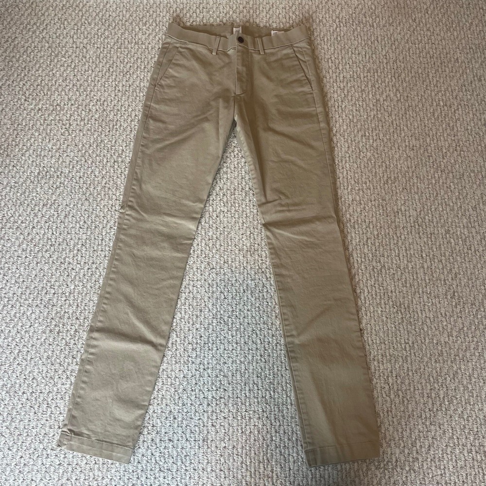 Gap Skinny Khaki Cotton Stretch Slim Chino Pants 32x36